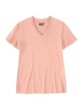 Carhartt Women's XL Relaxed Fit Lightweight Short Sleeve V Neck T-Shirt Tropical